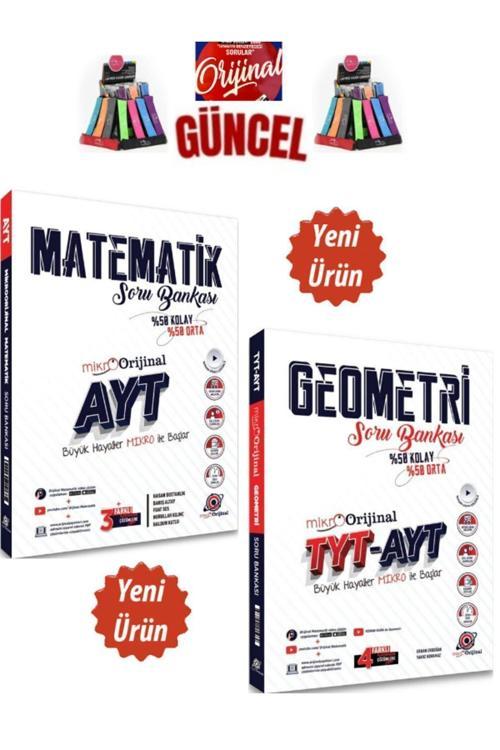 Güncel Mikro Orijinal Ayt Matematik-Tyt Ayt Geometri Video Çözümlü Soru Bankası+Kalemlik