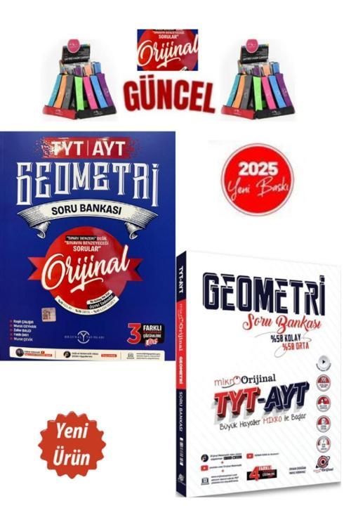 2025 TyAyt Geometri  Soru Bankası+Mikro Orijinal TyAyt Geometri Soru Bankası +Cambridge Kalemlik
