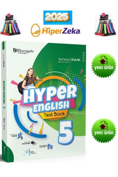 2025 Güncel 5.Sınıf Hyper English Test Book(Ramsgate Yayın)Test Kitabı(YeniÜrün)+Kalemlik