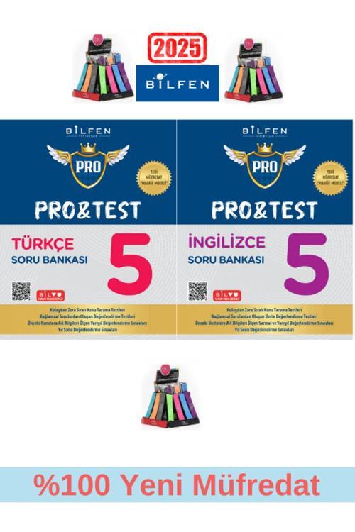 Güncel Protest 5.Sınıf %100 Yeni Müfredat Türkçe-İngilizce Soru Bankası Seti+Kalemlik