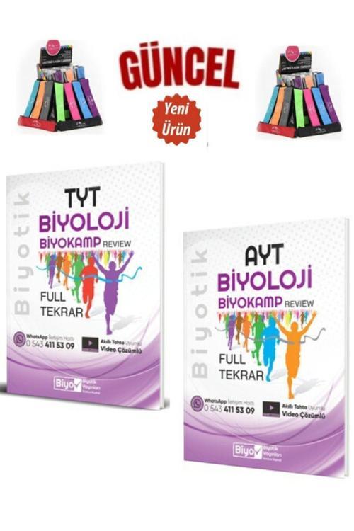 Tyt-Ayt Biyoloji Full Tekrar Biyokamp Revıew Video Çözümlü Soru Bankası Seti+Kalemlik