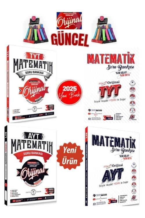 2025 Tyt-Ayt Matematik Soru Bankası -Mikro Orjijinal Tyt-Ayt Matematik Soru Bankası +Kalemlik