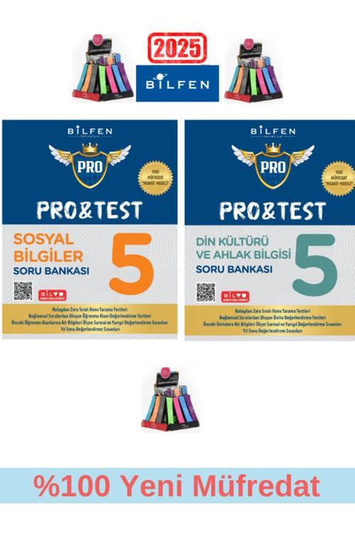 Güncel Protest 5.Sınıf %100 Yeni Müfredat Sosyal-Din Soru Bankası Seti+Kalemlik