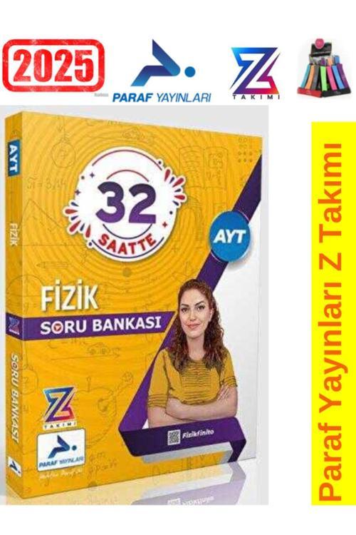 2025 Paraf Yayınları Paraf Z Takım AYT Fizik 32 Saatte Video Soru Bankası+Kalemlik