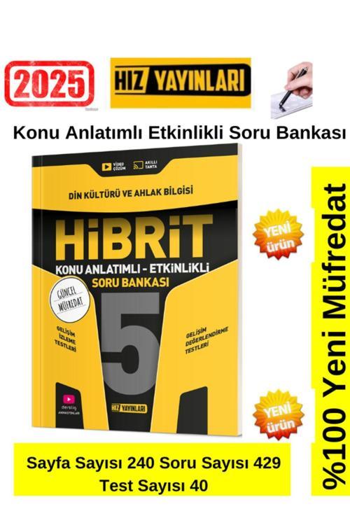 2025 5.Sınıf Hibrit Din (Soru  429 Test  40)Konu Anlatımlı Etkinlikli SoruBankası(Yeni)+Kalem
