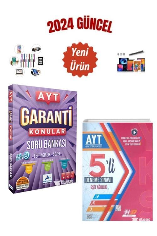 Güncel Ayt Eşit Ağırlık 5 Deneme+Paraf EşitAğırlık-Sözel Ayt Garanti Konular Soru Bankası+Kalem