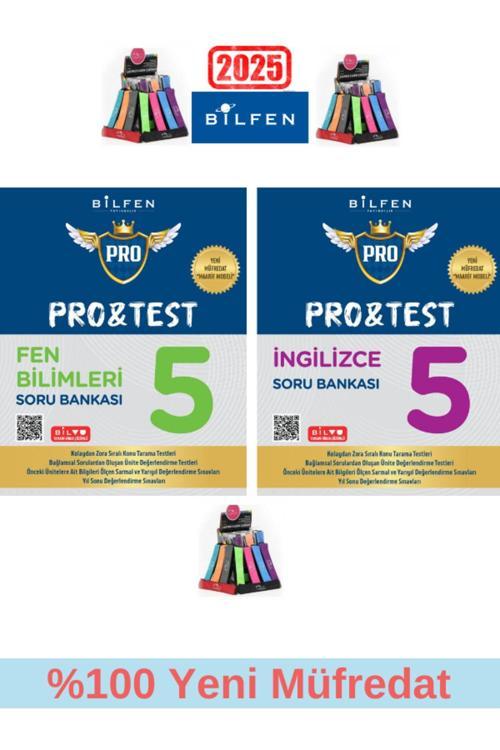 Güncel Protest 5.Sınıf %100 Yeni Müfredat Fen-İngilizce Soru Bankası Seti+Kalemlik
