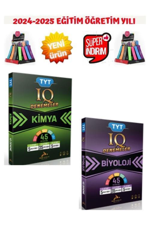 Paraf 2025 Tyt IQ Kimya45+Biyoloji45 Video Çözümlü Deneme Seti+Kalemlik