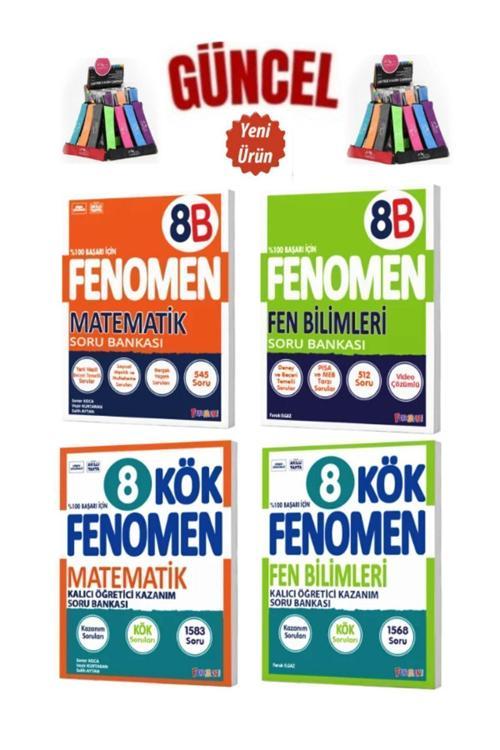 Güncel 8.Sınıf Matematik-Fen Bilimleri (B) Zor 545-512(Zor)+Mat-Fen Kök Sorular+Kalemlik