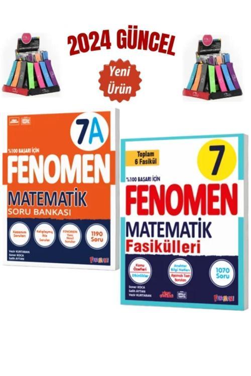 Güncel 7.Sınıf Matematik (A)+Matematik Fasikülleri 6 Fasikül+Kalemlik