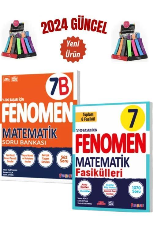 Güncel 7.Sınıf Matematik (B)+Matematik Fasikülleri 6 Fasikül+Kalemlik