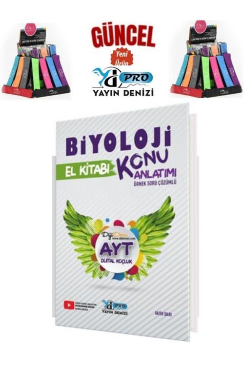 Güncel AYT Biyoloji Örnek Soru Çözümlü Konu Anlatım Pro El Kitabı+Kalemlik