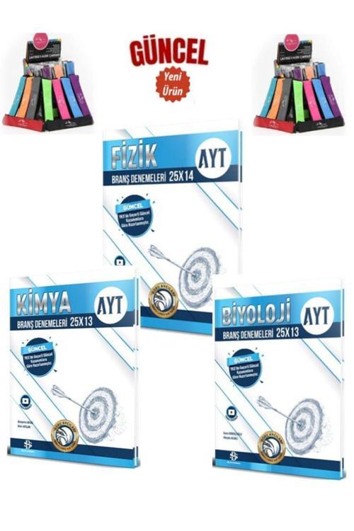 2025 Tyt Sayısal Deneme Seti(FİZİK-KİMYA-BİYOLOJİ)3 Kitap(1000SORU) Kalemlik