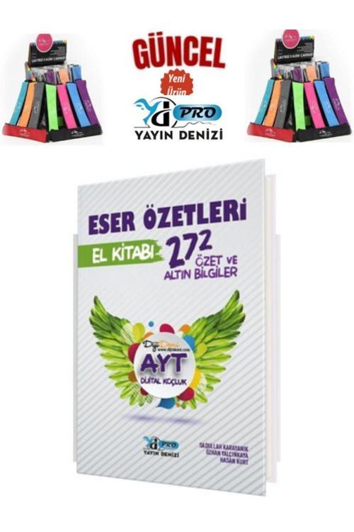 Güncel AYT Eser Özetleri Örnek Soru Çözümlü Konu Anlatım Pro El Kitabı+Kalemlik