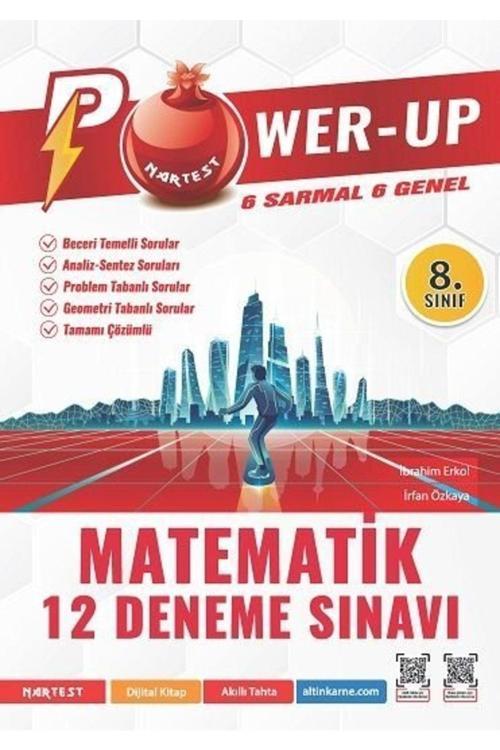 Nartest Yayınları Nartest 8.Sınıf Lgs Matematik Power Up 12 Li Deneme