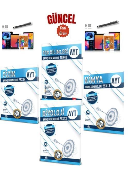 2025 Ayt Sayısal Deneme Seti(FEN-FİZİK-KİMYA-BİYOLOJİ)4 Kitap(1400SORU) Kalem
