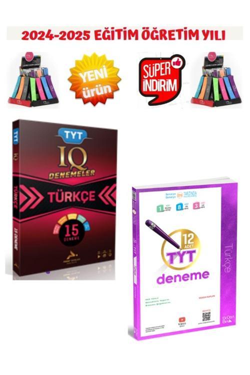 Paraf IQ 2025 Tyt Türkçe 15 Deneme+345 Tyt Türkçe 12 Deneme Seti+Kalemlik