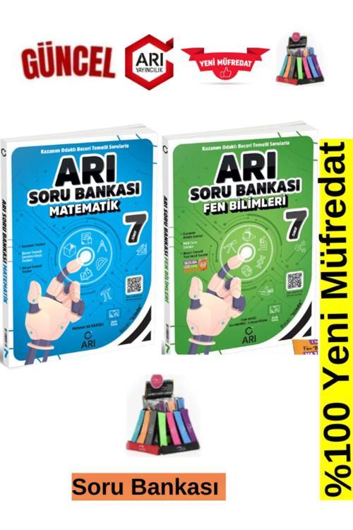 Arı Yayınları Güncel 7.Sınıf Matematik-Fen Soru Bankası Seti+Kalemlik
