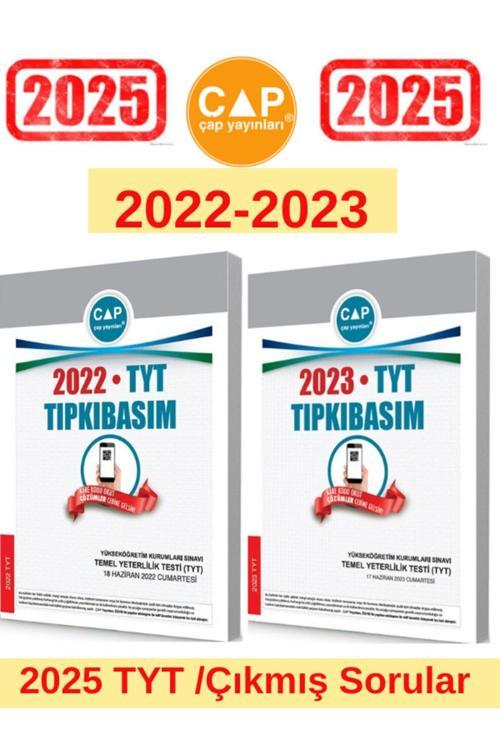 Çap Yayınları 2025 Tyt Sınavı 2022-2023 Tıpkı Basım Çıkmış Sorular+Android Kalem