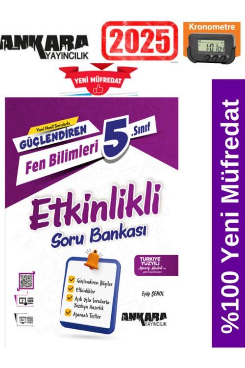 Güçlendiren 2025 5.Sınıf Fen Bilimleri Etkinlikli Soru Bankası+Kronometre(Yeni Ürün)