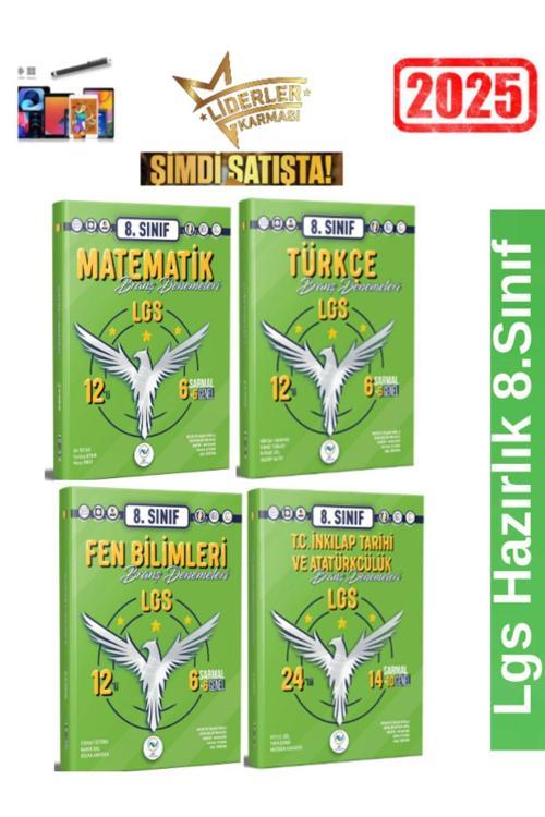 AV 8.Sınıf Matematik12-Fen12-Türkçe12-İnk.Tarihi 20 li Branş Deneme Seti+Kalem