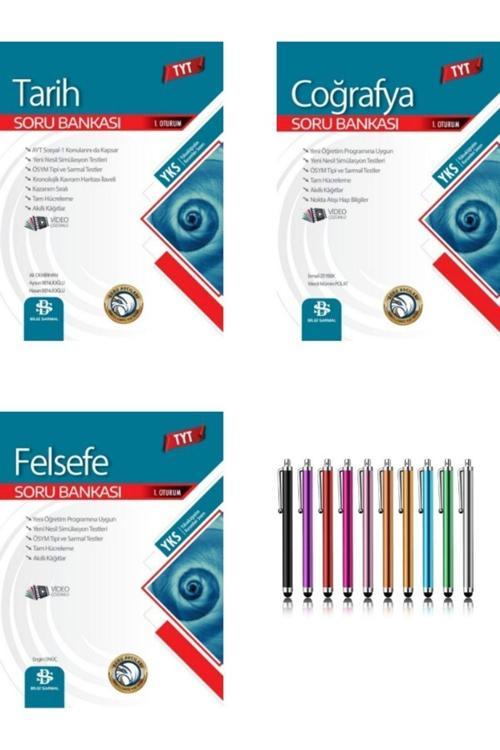 Güncel Müfredat Video Çözümlü Tyt Tarih-Coğrafya-Felsefe Soru Bankası Seti+Kalem