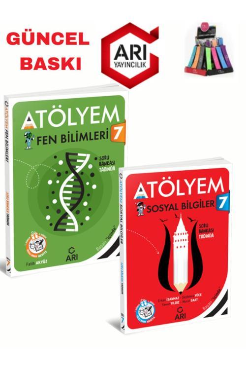 Arı Yayınları Güncel 7.Sınıf Atölyem Fen-Sosyal Soru Bankası+Yazılı Eki+Kalemlik