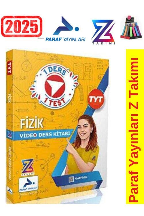 2025 Paraf Prf Yayınları Fizik finito Paraf Z Takımı TYT Fizik Video Ders Anlatım Kitabı+Kalemlik