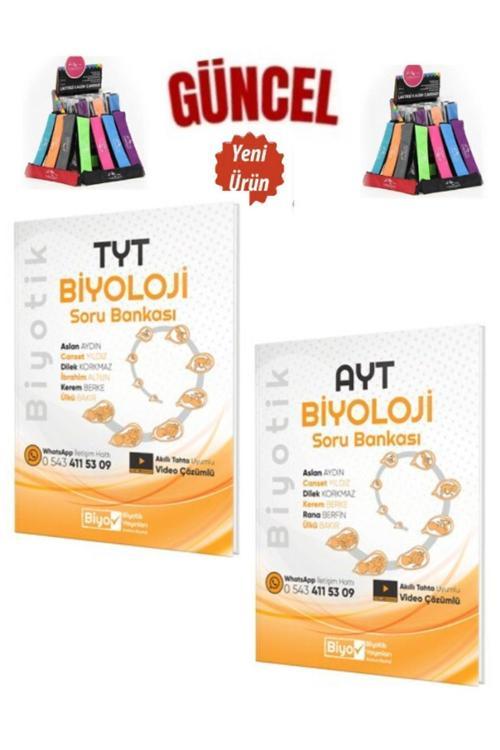 Tyt-Ayt Biyoloji Video Çözümlü Soru Bankası Seti +Cambridge Kalemlik
