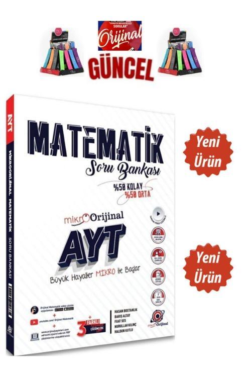 Güncel Mikro Orijinal Ayt Matematik Video Çözümlü Soru Bankası+Cambridge Kalemlik