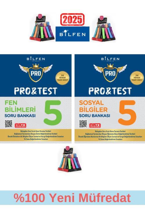 Güncel Protest 5.Sınıf %100 Yeni Müfredat Fen-Sosyal  Soru Bankası Seti+Kalemlik