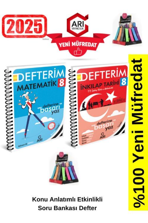 Arı Yayınları 2025 8.Sınıf Matematik-İnk.Tarihi Konu Anlatımlı Etkinlik Soru Bankası+Kalemlik