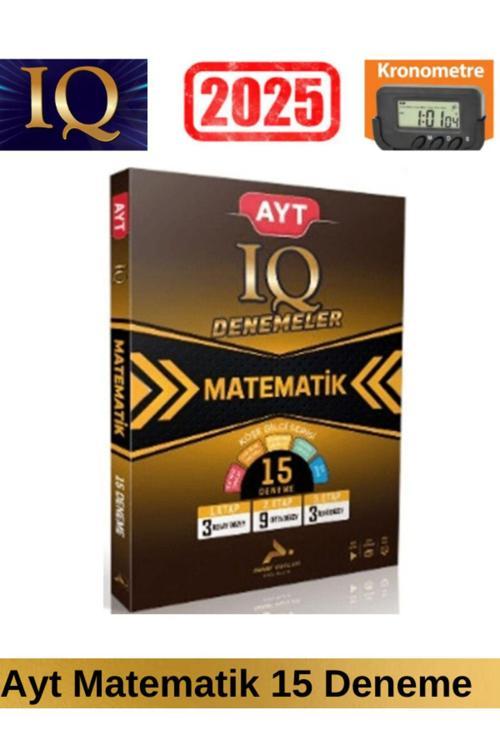 Paraf IQ 2025 Ayt Matematik 15 Adet  Video Çözümlü Branş Deneme+Kronometre