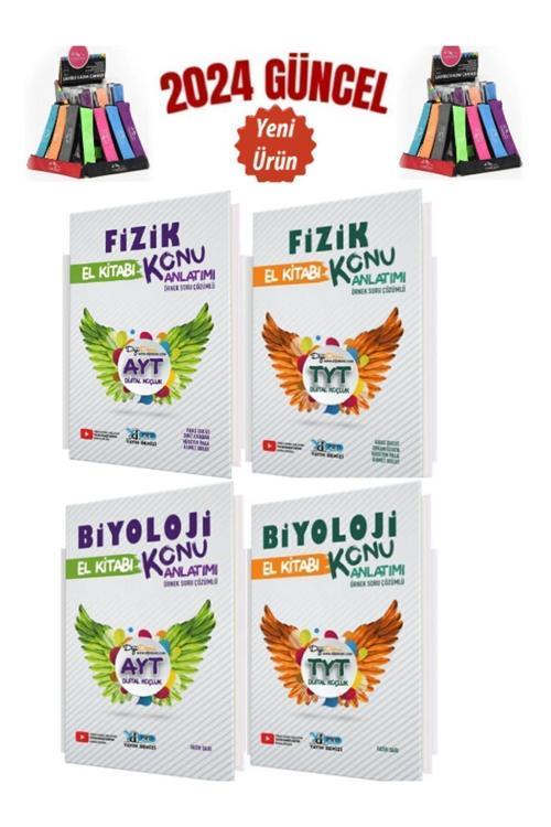 Güncel Tyt-Ayt Biyoloji-Fizik Video Anlatımlı Konu Anlatımlı El Kitabı+Cambridge Kalemlik