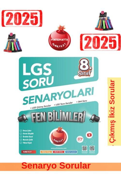 Nartest 2025 8. Sınıf Lgs Soru Senaryoları Fen Bilimleri+Kalemlik