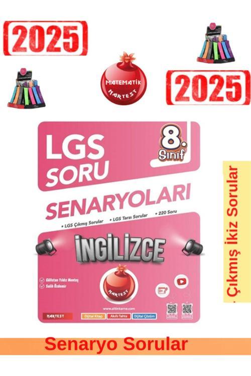 Nartest 2025 8. Sınıf Lgs Soru Senaryoları İngilizce+Kalemlik