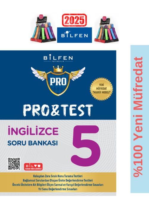 Güncel Protest 5.Sınıf %100 Yeni Müfredat İngilizce Soru Bankası Seti+Kalemlik
