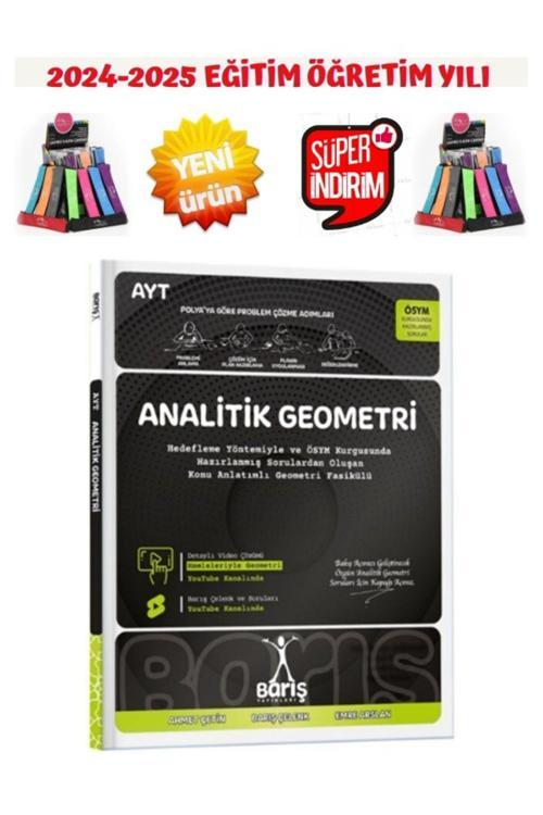 Barış Çelenk Güncel Ayt Analitik Geometri Konu Anlatımlı Fasikül Set(Ösym Tarzında)+Kalemlik