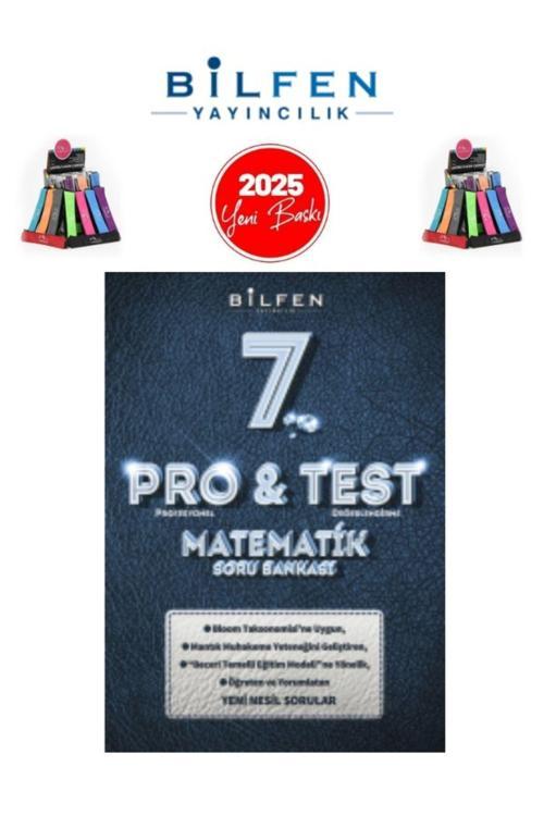 2025 7.Sınıf Lgs Hazırlık Protest Matematik Soru Bankası+Cambridge Kalemlik