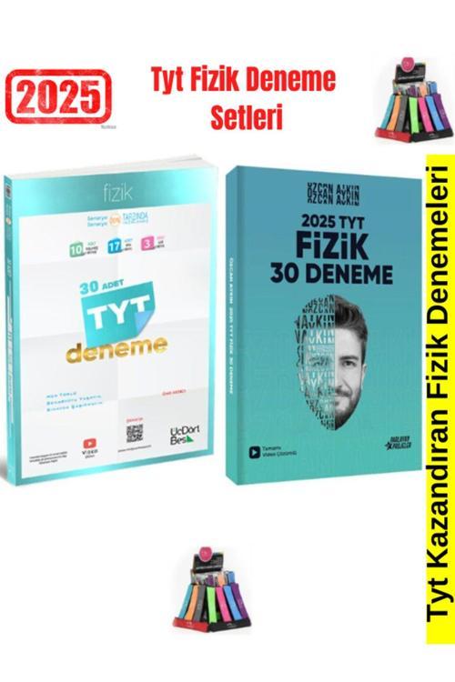 2025 Tyt Fizik 30 Adet Deneme+Özcan Aykın Tyt Fizik 30 Adet+Deneme Seti(Tırtıl Kitap)+Kalemlik