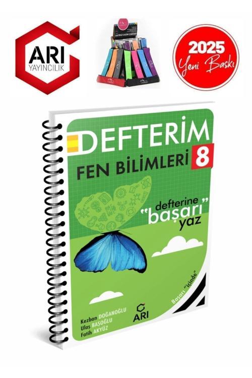 Arı 2025 8.SınıfLgs Hazırlık Fen Bilimleri Konu Anlatımlı Defter+Kalemlik(Defterine Başarı Yaz)