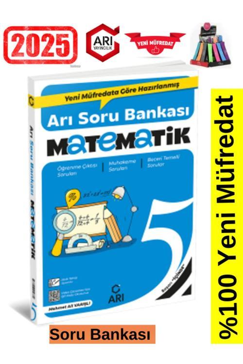 Arı Yayıncılık 2025 5.Sınıf Matematik Video Çözümlü Soru Bankası Seti+Kalemlik