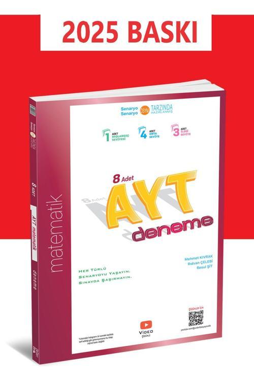 Üç Dört Beş Yayınları Ayt 8 Li Matematik Deneme
