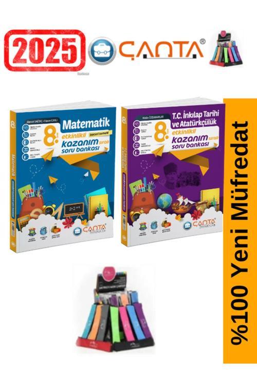 Çanta Yayınları 8.Sınıf Matematik-İnk.Tarihi Video Çözümlü Etkinlikli Soru Bankası+Kalemlik