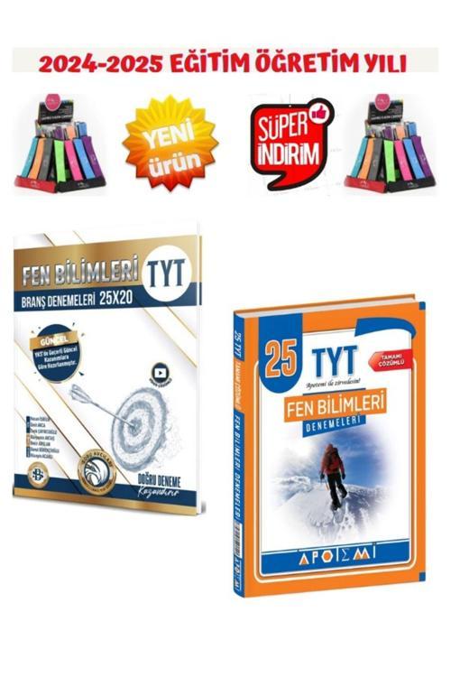 2025 Tyt Fen Bilimleri 25x20 Deneme+Apotemi 2025 Tyt Fen Bilimleri 25 Deneme+Kalemlik