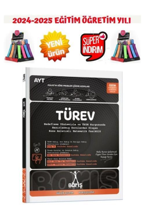 Barış Çelenk Güncel Ayt Türev Konu Anlatımlı Fasikül (Ösym Tarzında)+Kalemlik