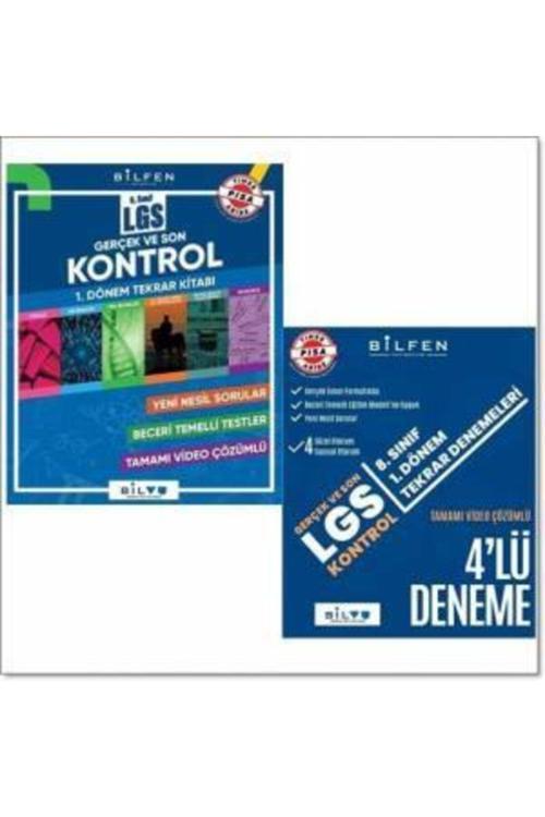 Bilfen Yayınları Bilfen 8. Sınıf Lgs 1. Dönem Gerçek Ve Son Kontrol Soru+4 Deneme