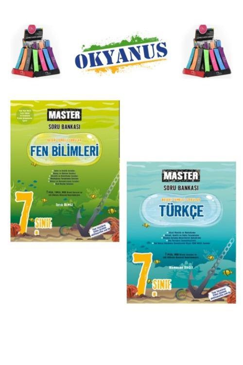Güncel 7.Sınıf Master Fen Bilimleri-Türkçe Soru Bankası Seti+Kalemlik