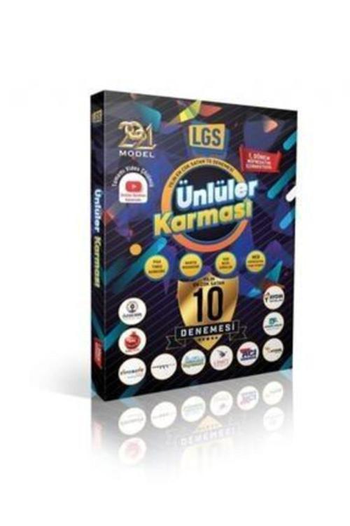 Ünlüler Yayınları Ünlüler Karması 8. Sınıf Lgs 1.Dönem 10 Farklı Deneme 2021