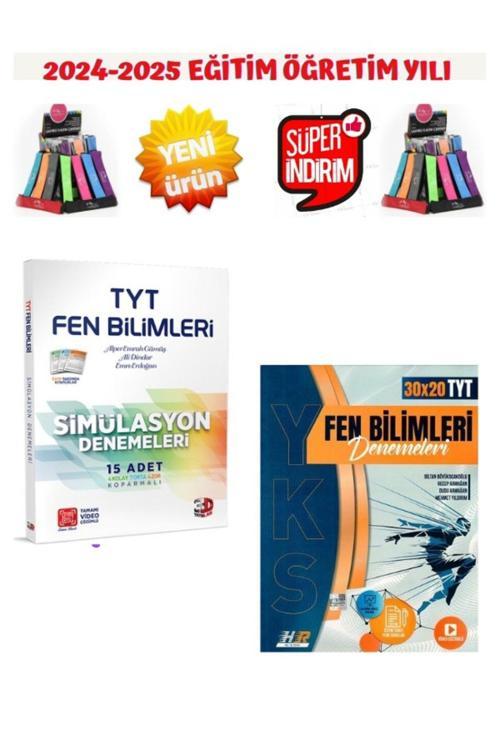 2025 Tyt Fen Bilimleri 30x20 deneme+3D Tyt Fen Bilimleri 15 Deneme+Kalemlik